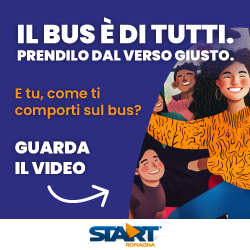 Il bus è di tutti: slogan della campagna promossa da Start Romagna